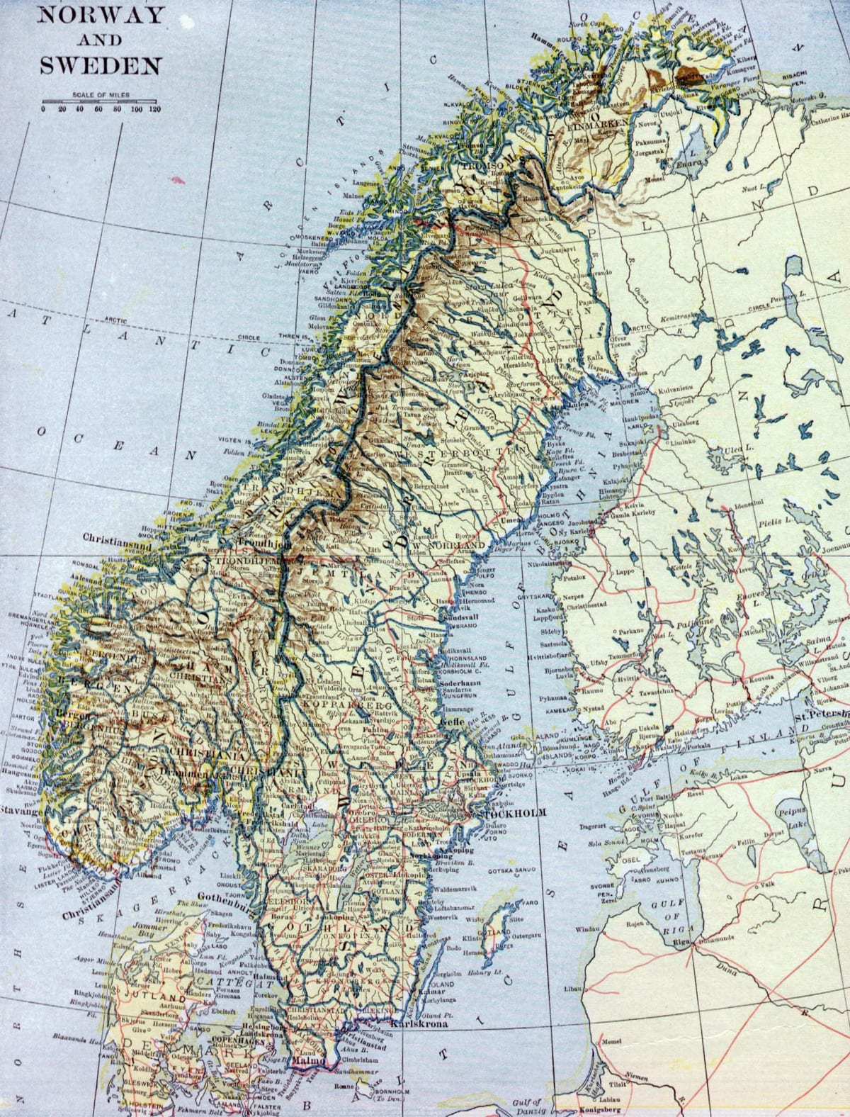 Mapa de idade Noruega