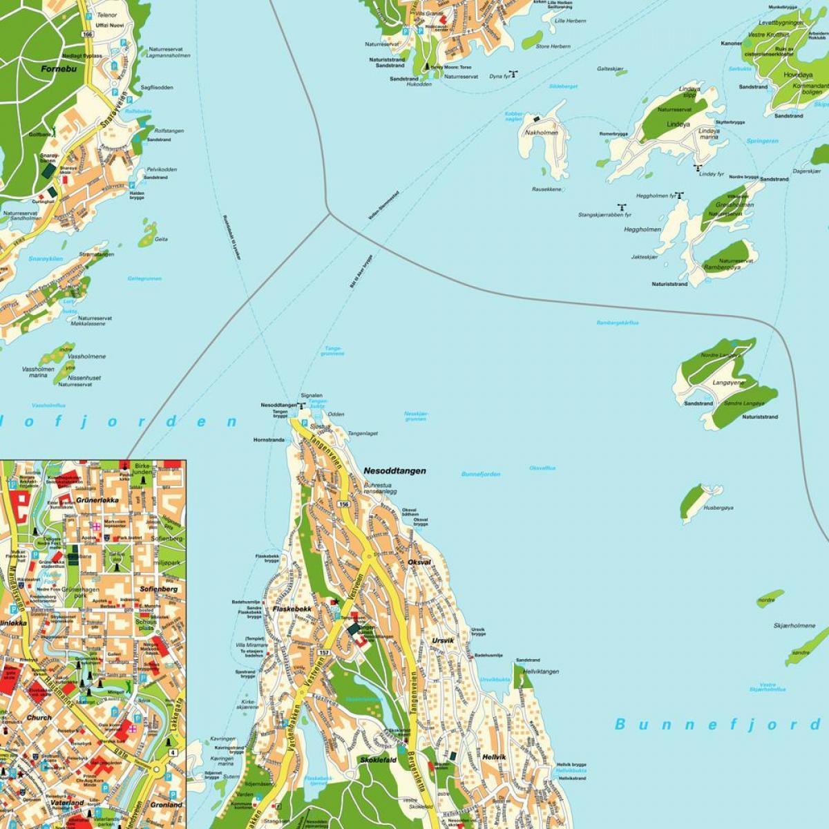 oslo, Noruega mapa do mundo