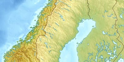 Mapa de nube Noruega